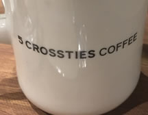 5 CROSSTIES COFFEEのオリジナルマグカップバック